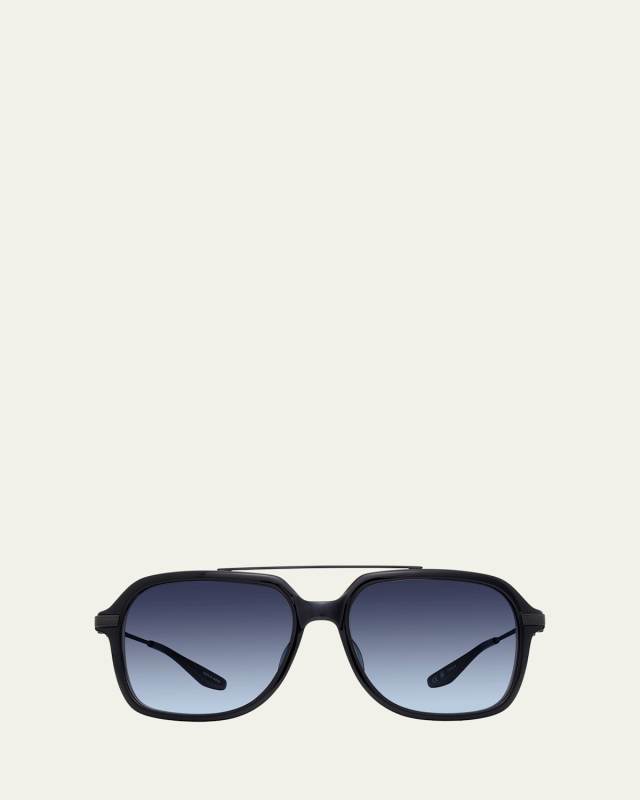 D. Ellis Titanium Aviator Sunglasses